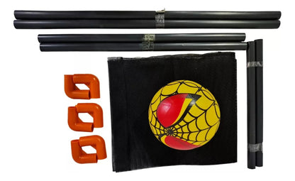 Kit X2 Cancha Futbol Armable Arco Balon